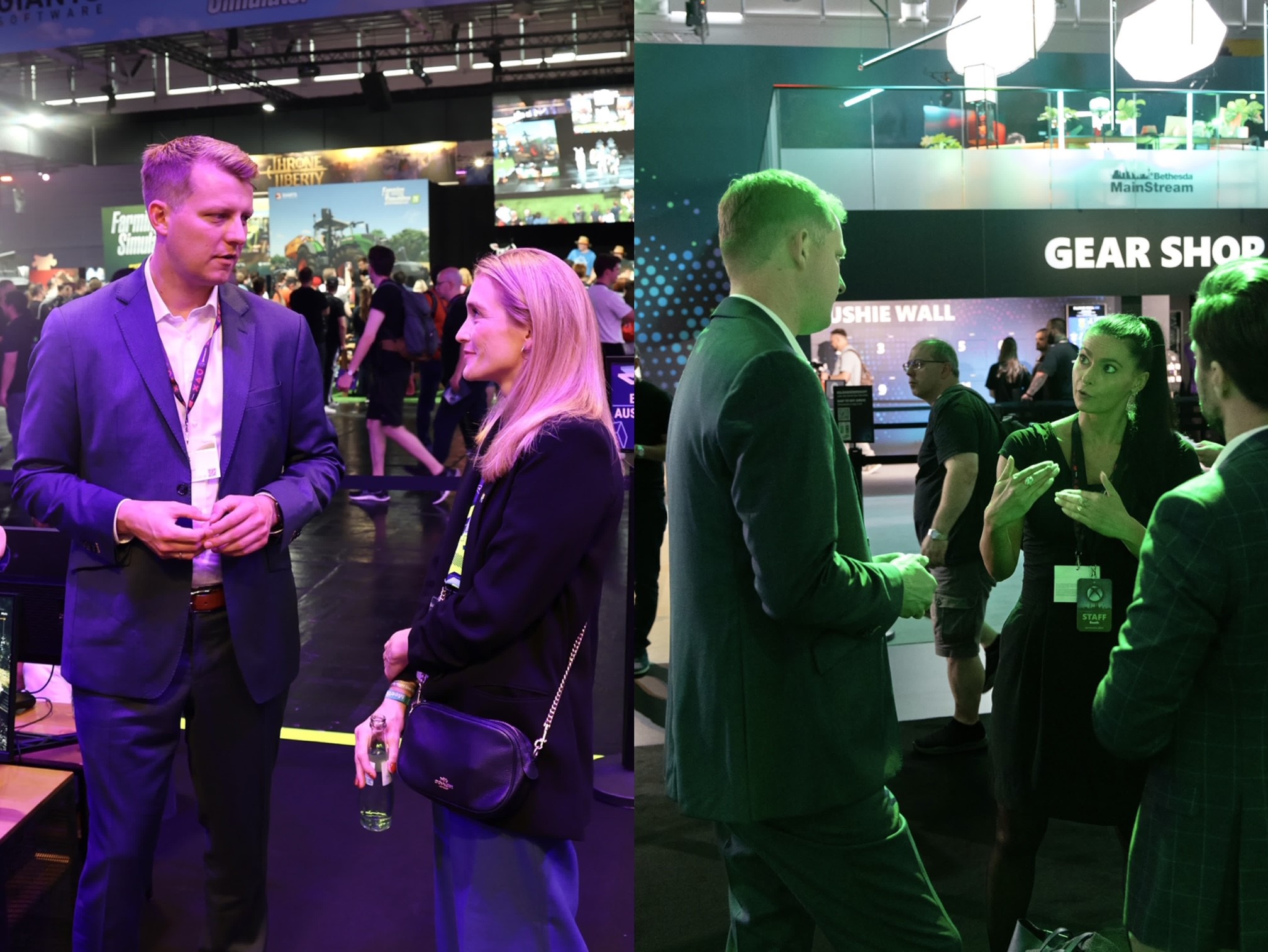 Henning Höne zu Besuch auf der gamescom in Köln