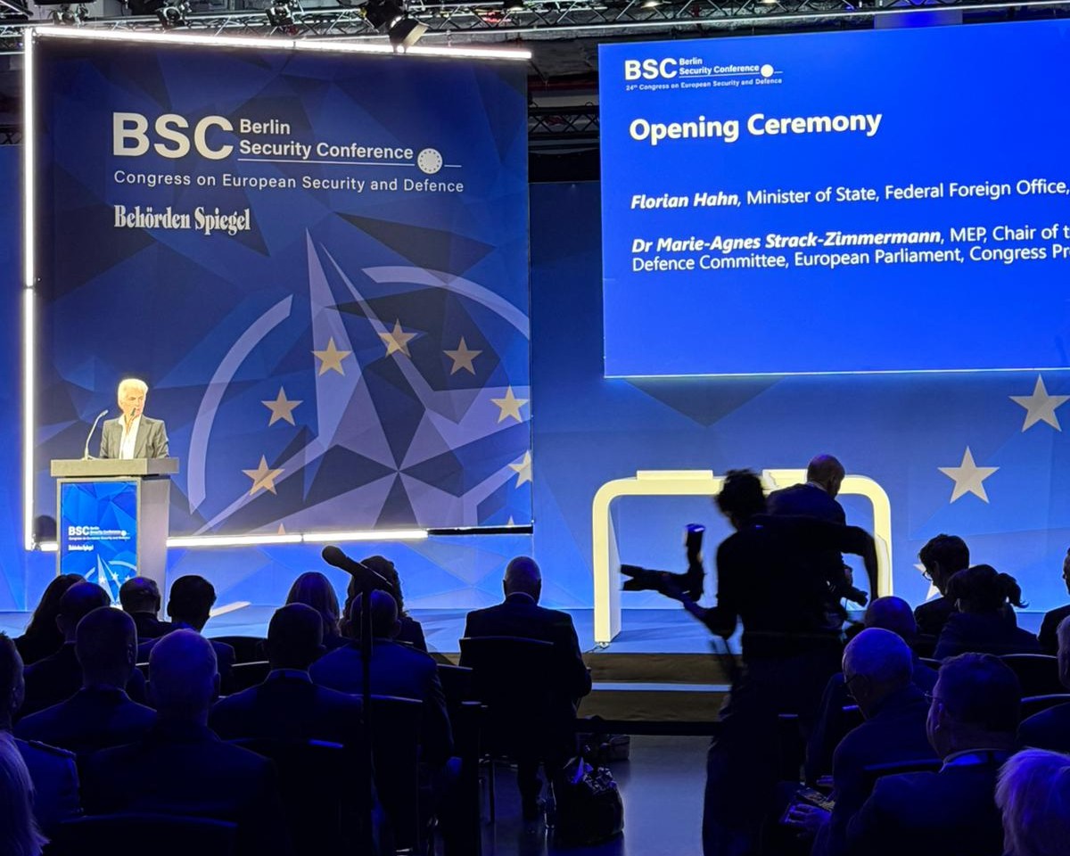 Marie-Agnes Strack-Zimmermann auf der Berlin Security Conference